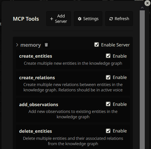 manage tools