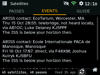 SSTV Events and School Contacts
