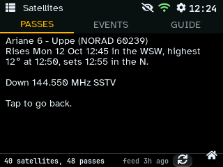 A Satellite Pass