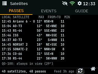 Satellite Passes