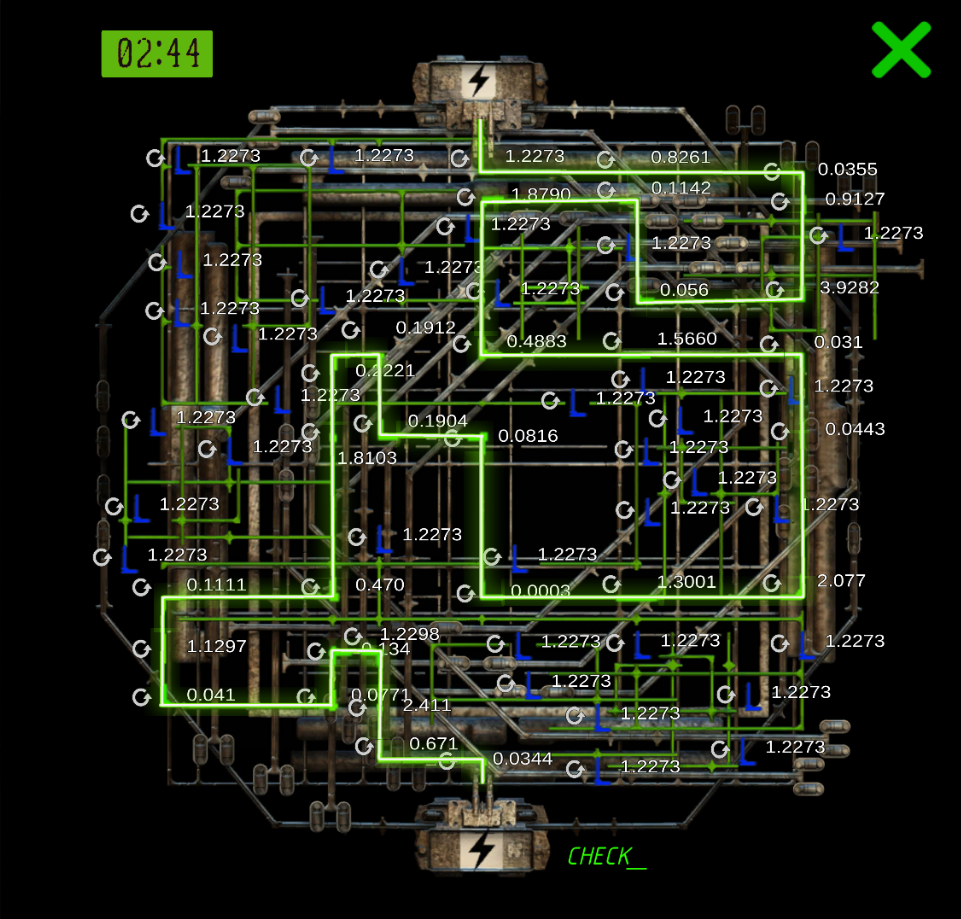 Solution to the wire puzzle