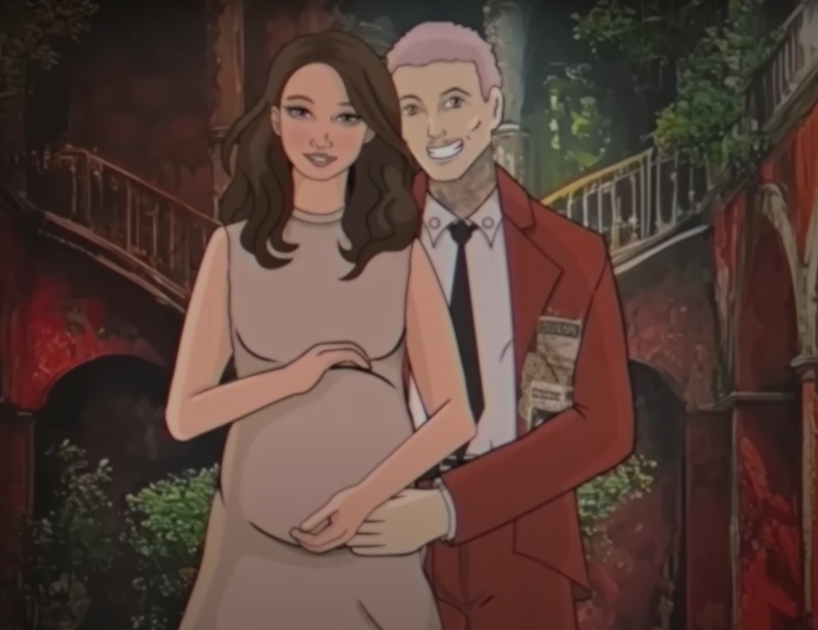 Skys & Medea (pregnant)