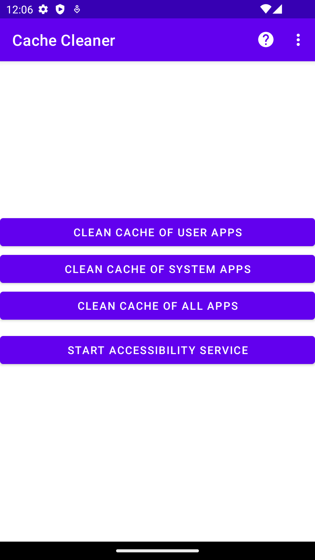 Screenshot 2 of Cache Cleaner — opens full size