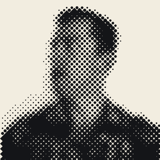 The same portrait at sixteen lines per inch