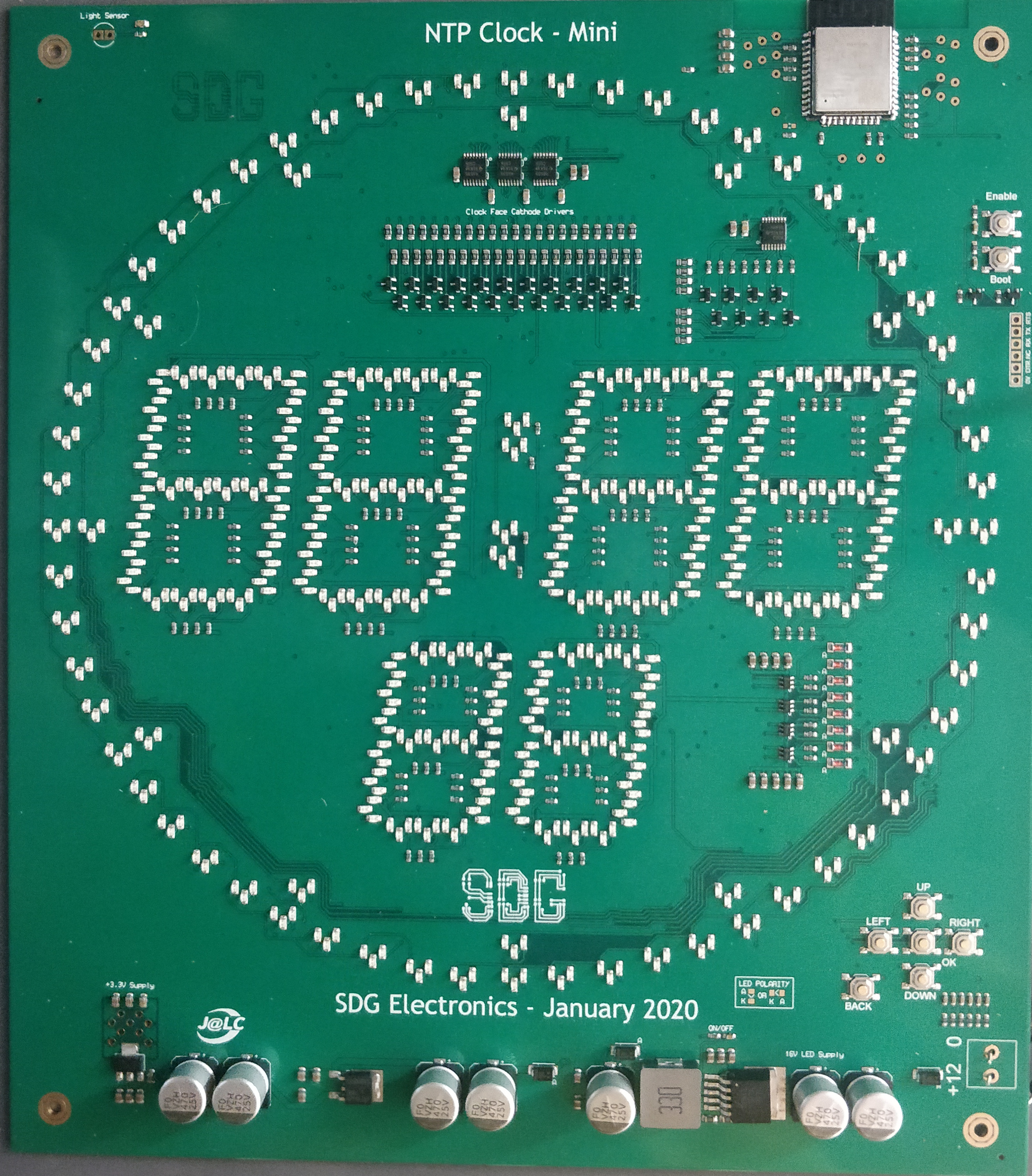 Mini Clock PCB