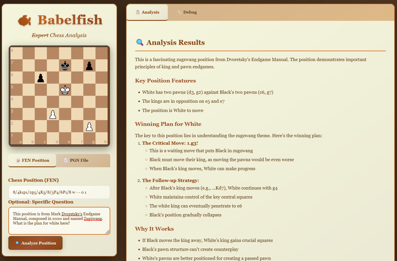 Web Interface Screenshot