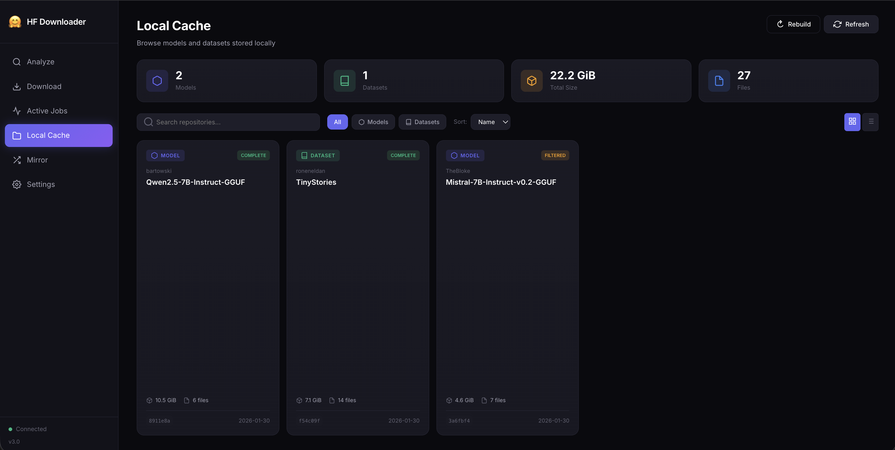 Cache Browser