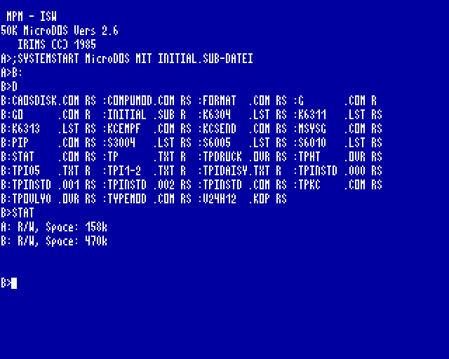 M036 als RAM-Disk