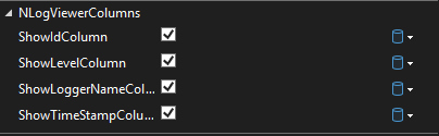 Column Visibility Properties