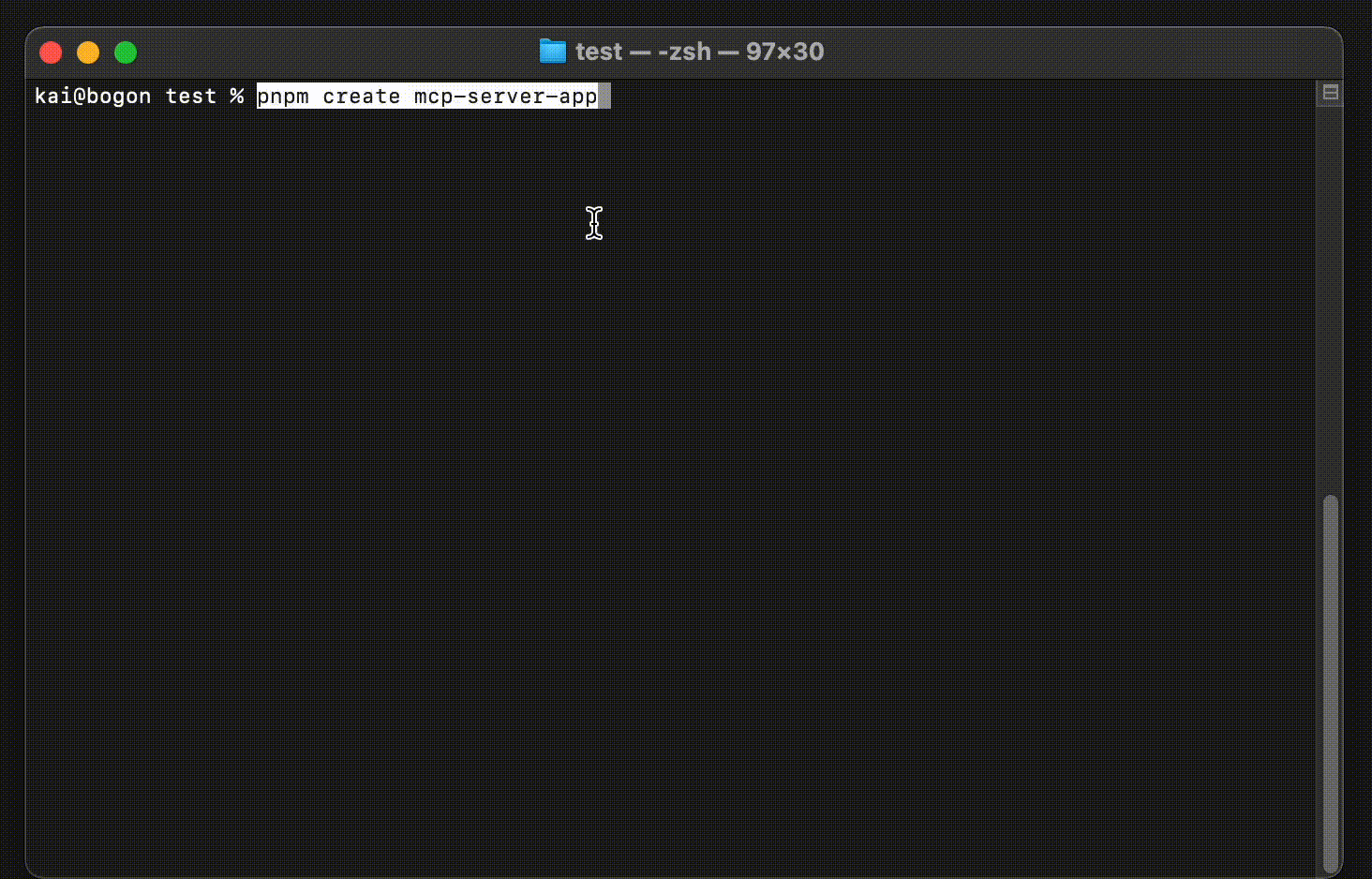 create-mcp-app screenshot