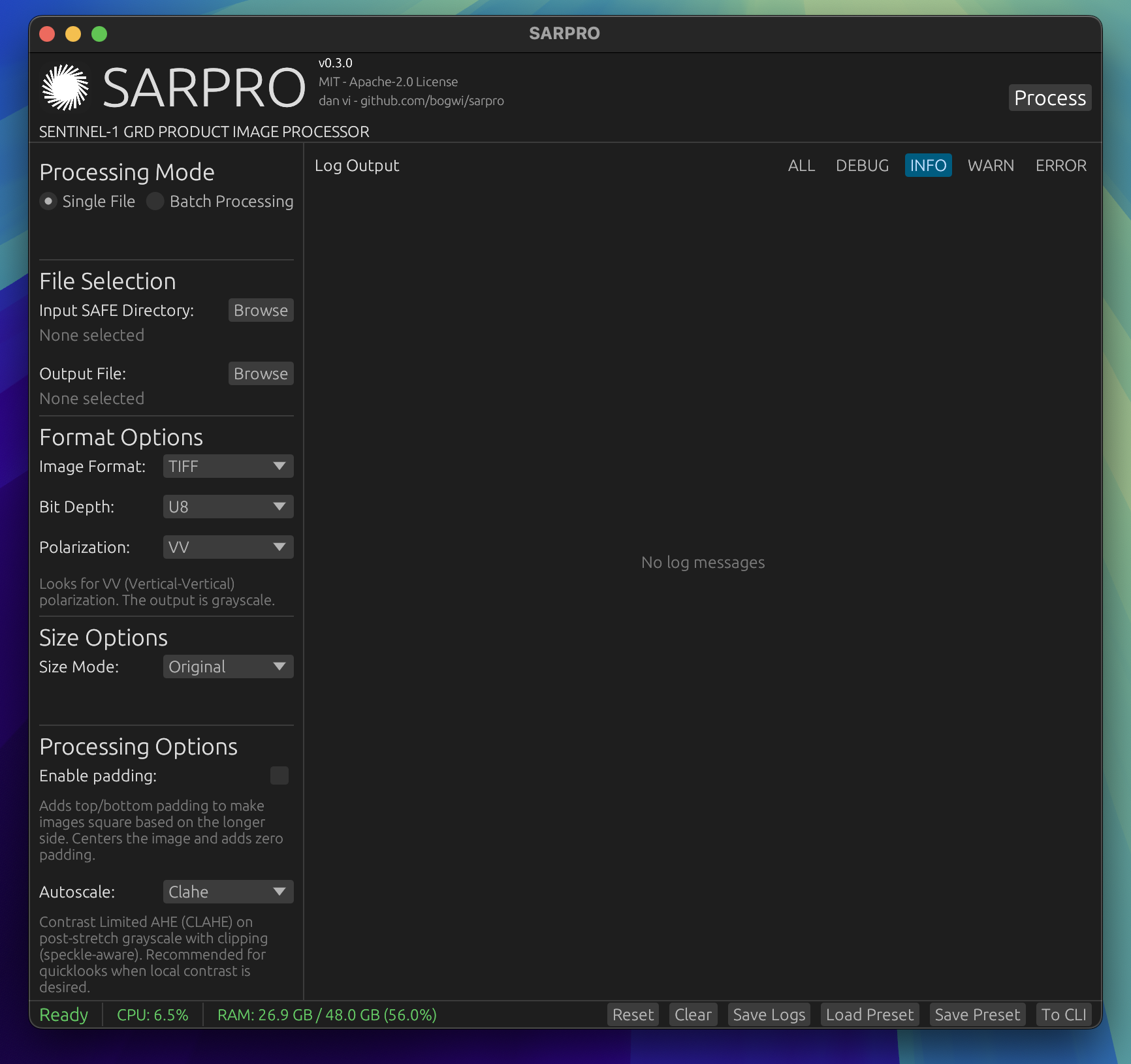 SARPRO GUI