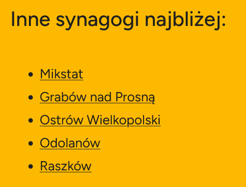 Show list of nearest posts