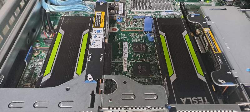 HP Proliant Server DL360 Gen9 with two NVIDIA Tesla M4 GPU Cards