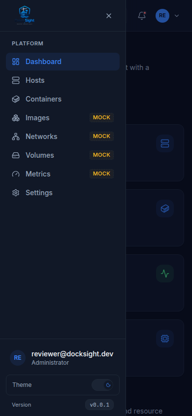 Mobile navigation drawer