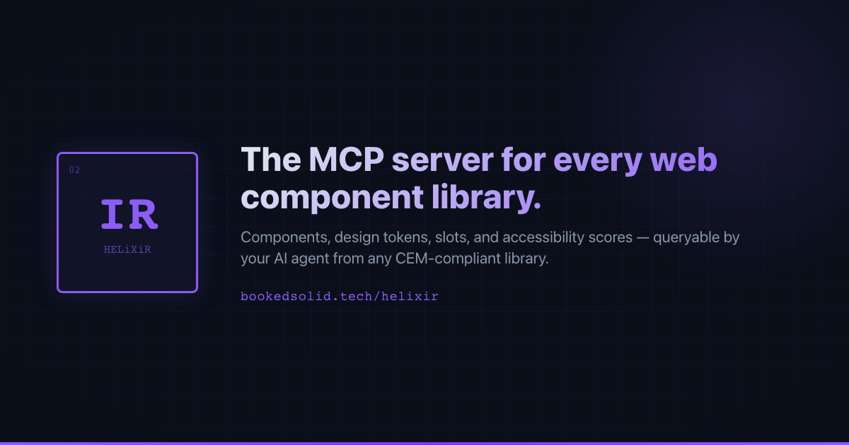 HELiXiR — MCP Server for Web Component Libraries