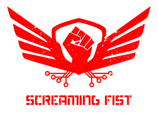 Screaming Fist Logo created by Michael Wolfe