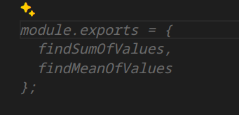 Module export suggestions