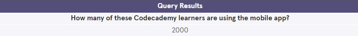 Query Results 2a