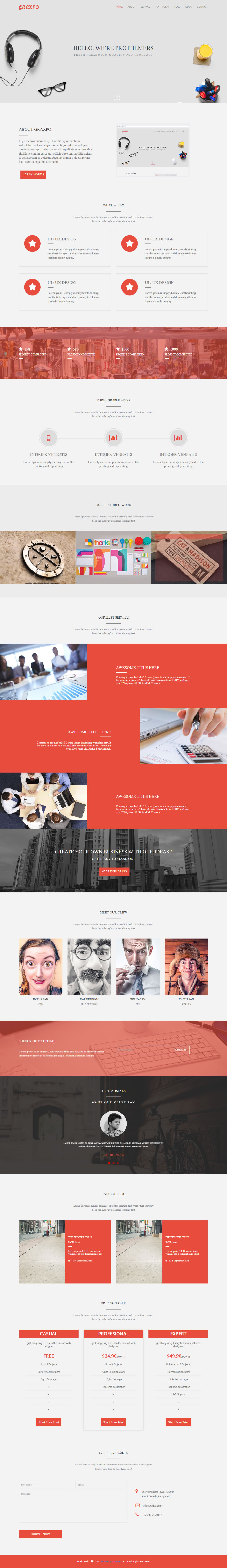 GitHub - bootstrapthemesco/graxpo-creative-html-landing-page-template ...