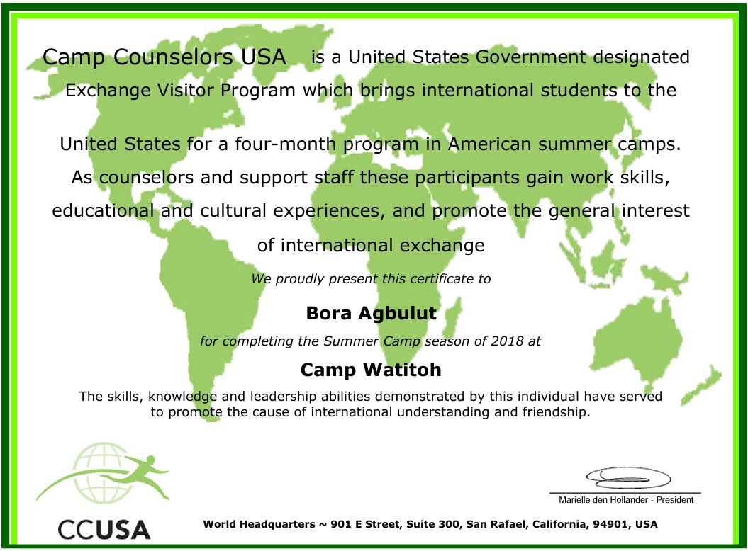 ADOT Education Events Consulting - USA Summer Camp Experience 1