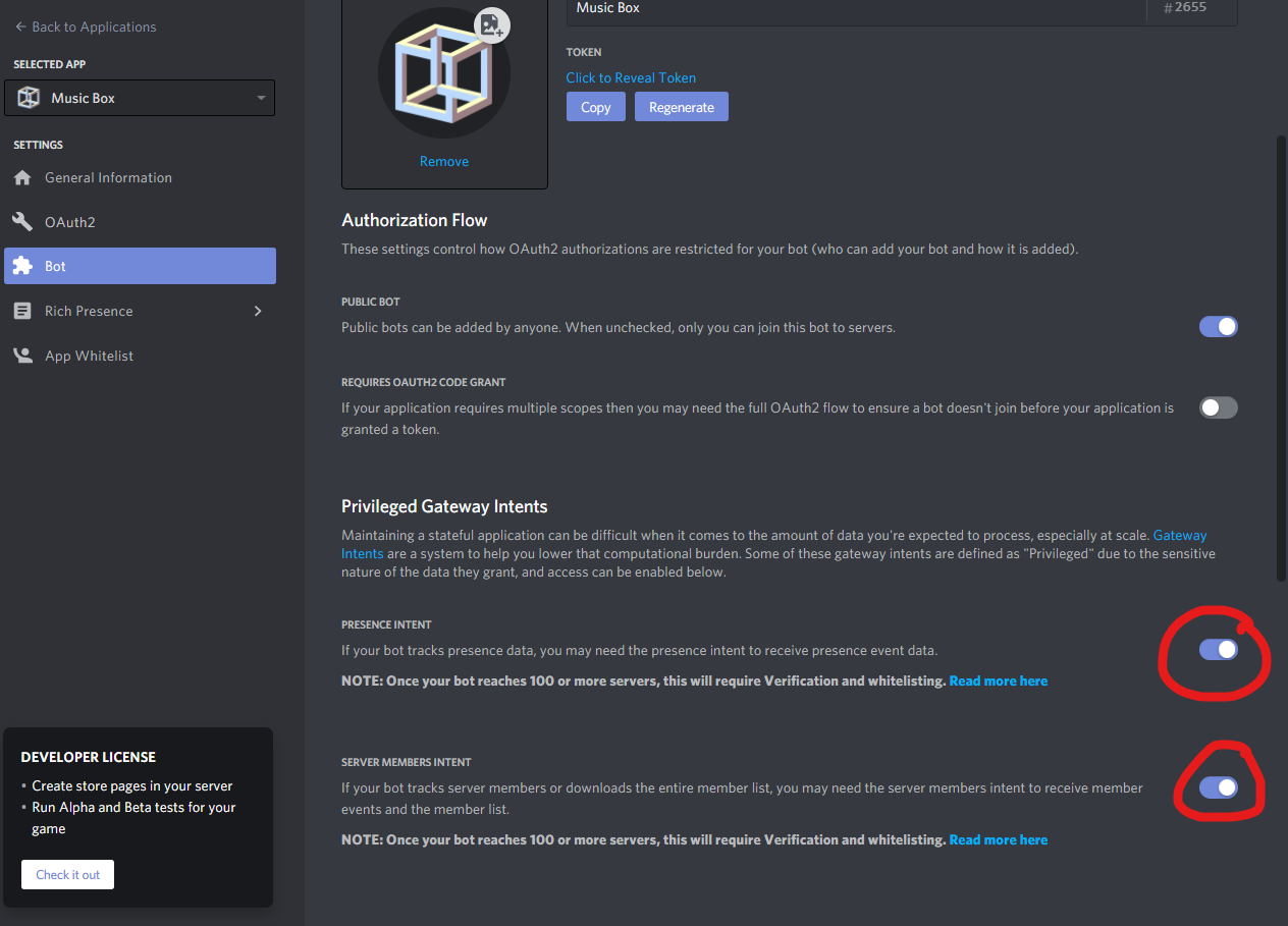 Developer discord How to