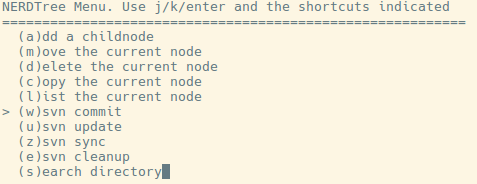 NERDTree SVN Demo