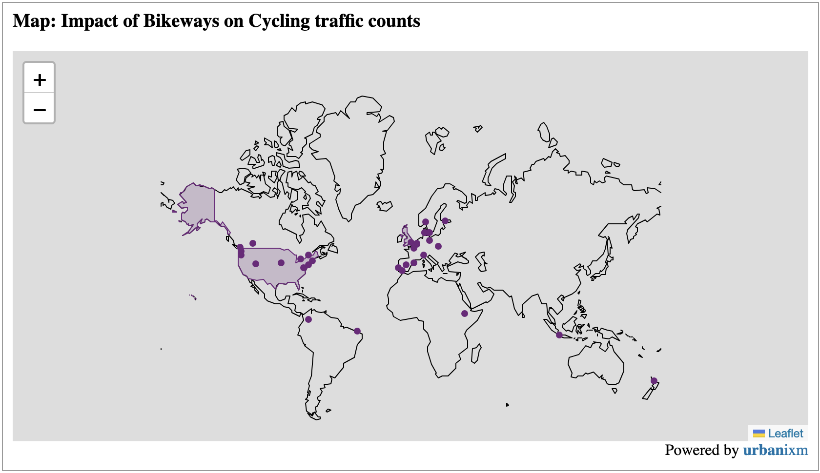 UrbanixmMap Widget