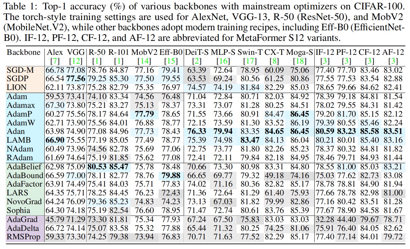 Optimizer Accuracy