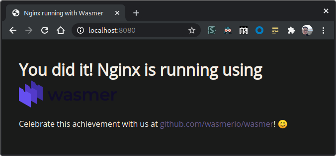 nginx-emscripten-wasmer