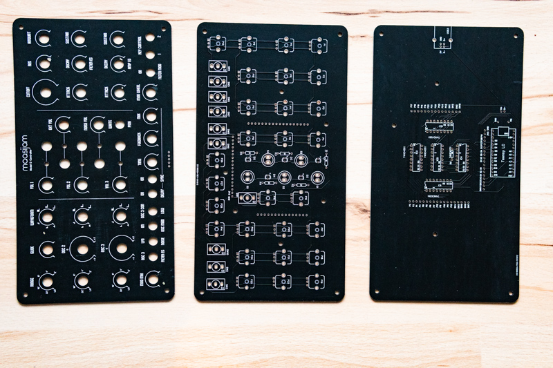 maasijam model d midi controller PCBs