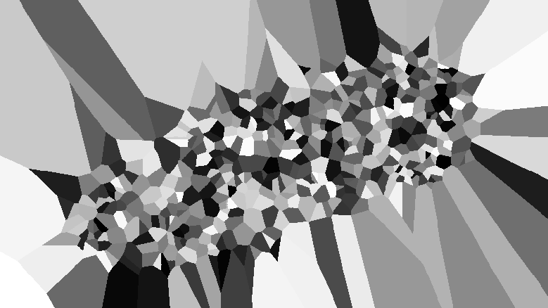 Rendered Voronoi Diagram