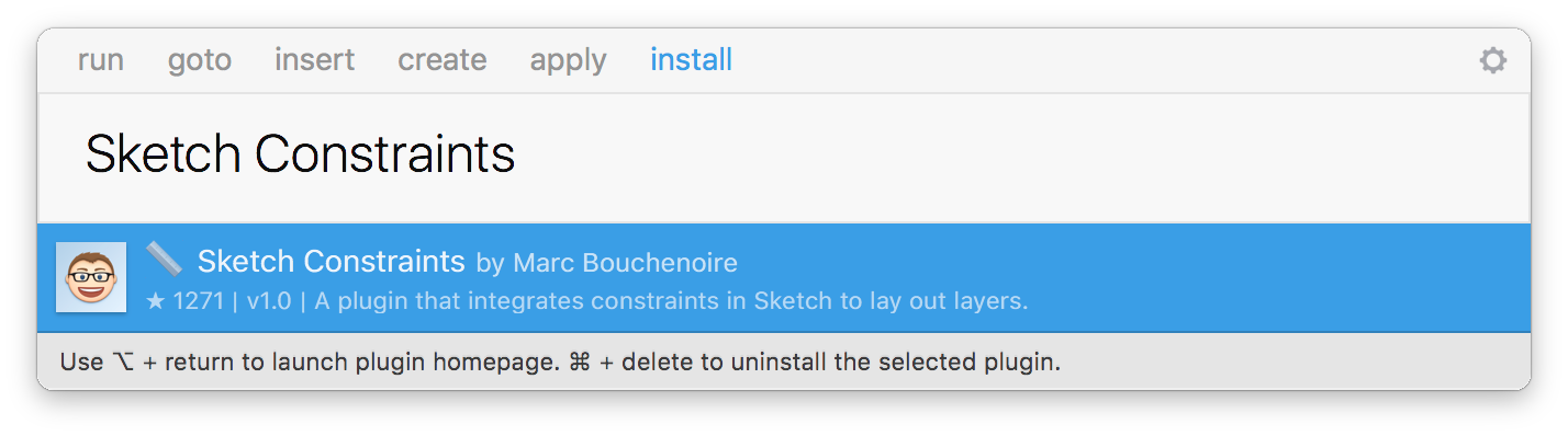 Install Sketch Constraints with Sketch Runner