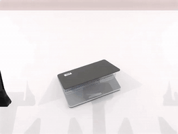 open laptop