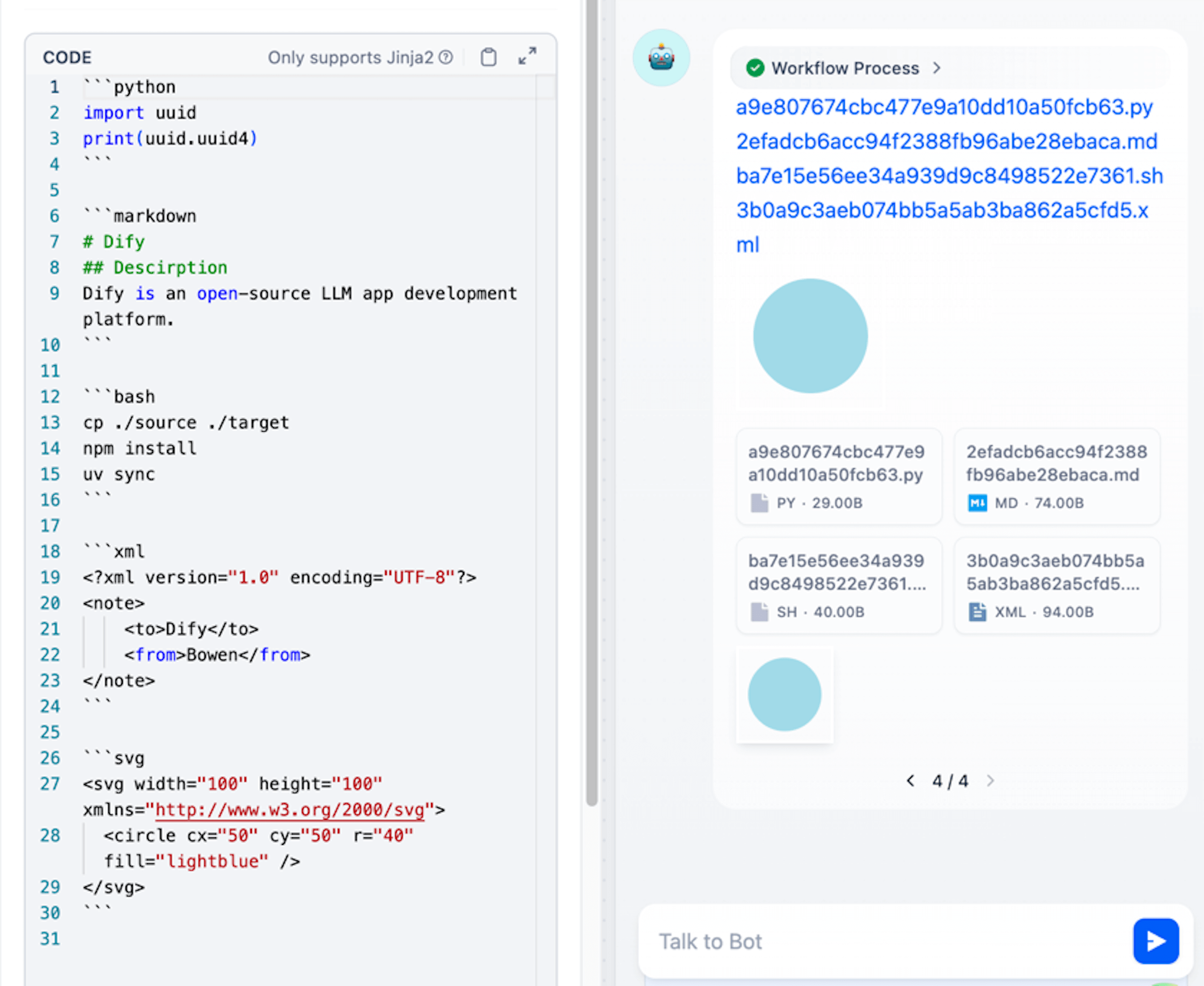 Code Block Example 1