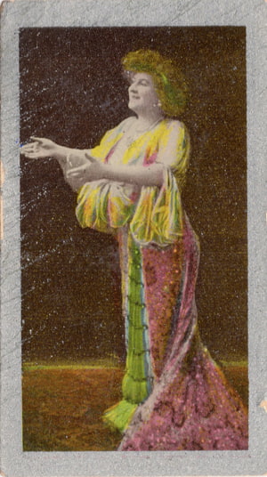 Card 1, Godfrey Phillips Ltd. cigarette cards, Beautiful Women, W. I. Series.
