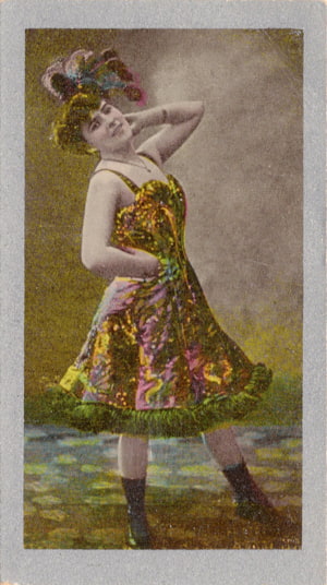 Card 13, Godfrey Phillips Ltd. cigarette cards, Beautiful Women, W. I. Series.