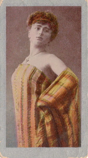 Card 15, Godfrey Phillips Ltd. cigarette cards, Beautiful Women, W. I. Series.