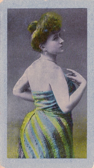 Card 25, Godfrey Phillips Ltd. cigarette cards, Beautiful Women, W. I. Series.
