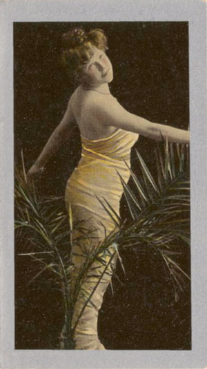 Card 26, Godfrey Phillips Ltd. cigarette cards, Beautiful Women, W. I. Series.