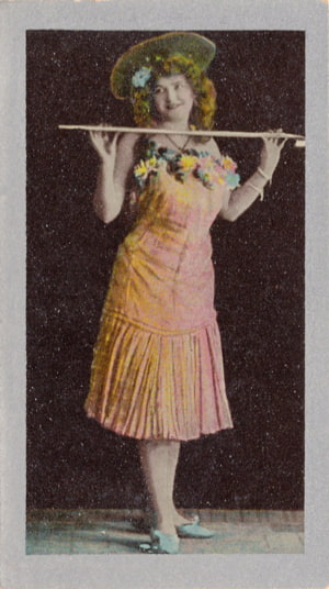 Card 27, Godfrey Phillips Ltd. cigarette cards, Beautiful Women, W. I. Series.