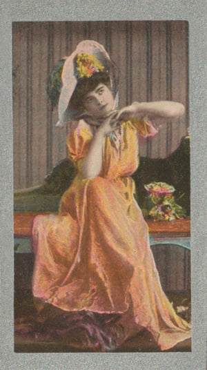 Card 3, Godfrey Phillips Ltd. cigarette cards, Beautiful Women, W. I. Series.