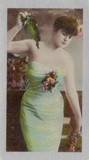 Card 33, Godfrey Phillips Ltd. cigarette cards, Beautiful Women, W. I. Series.
