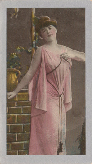 Card 36, Godfrey Phillips Ltd. cigarette cards, Beautiful Women, W. I. Series.