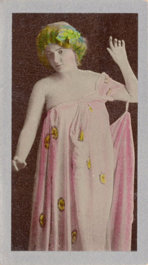 Card 42, Godfrey Phillips Ltd. cigarette cards, Beautiful Women, W. I. Series.