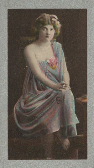 Card 43, Godfrey Phillips Ltd. cigarette cards, Beautiful Women, W. I. Series.