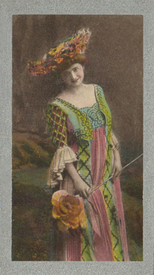 Card 48, Godfrey Phillips Ltd. cigarette cards, Beautiful Women, W. I. Series.