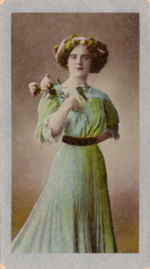Card 49, Godfrey Phillips Ltd. cigarette cards, Beautiful Women, W. I. Series.