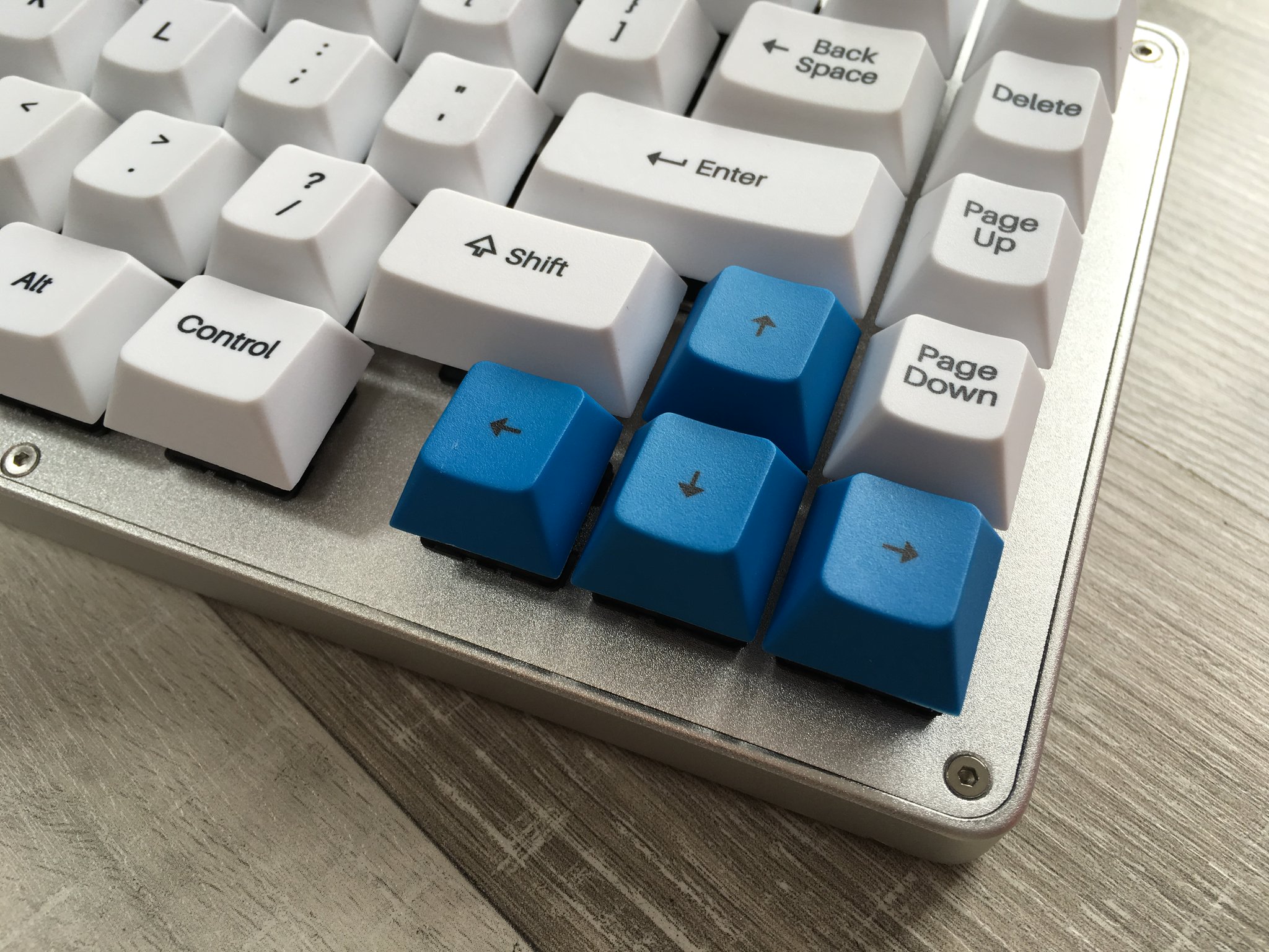 Whitefox keyboard, keys