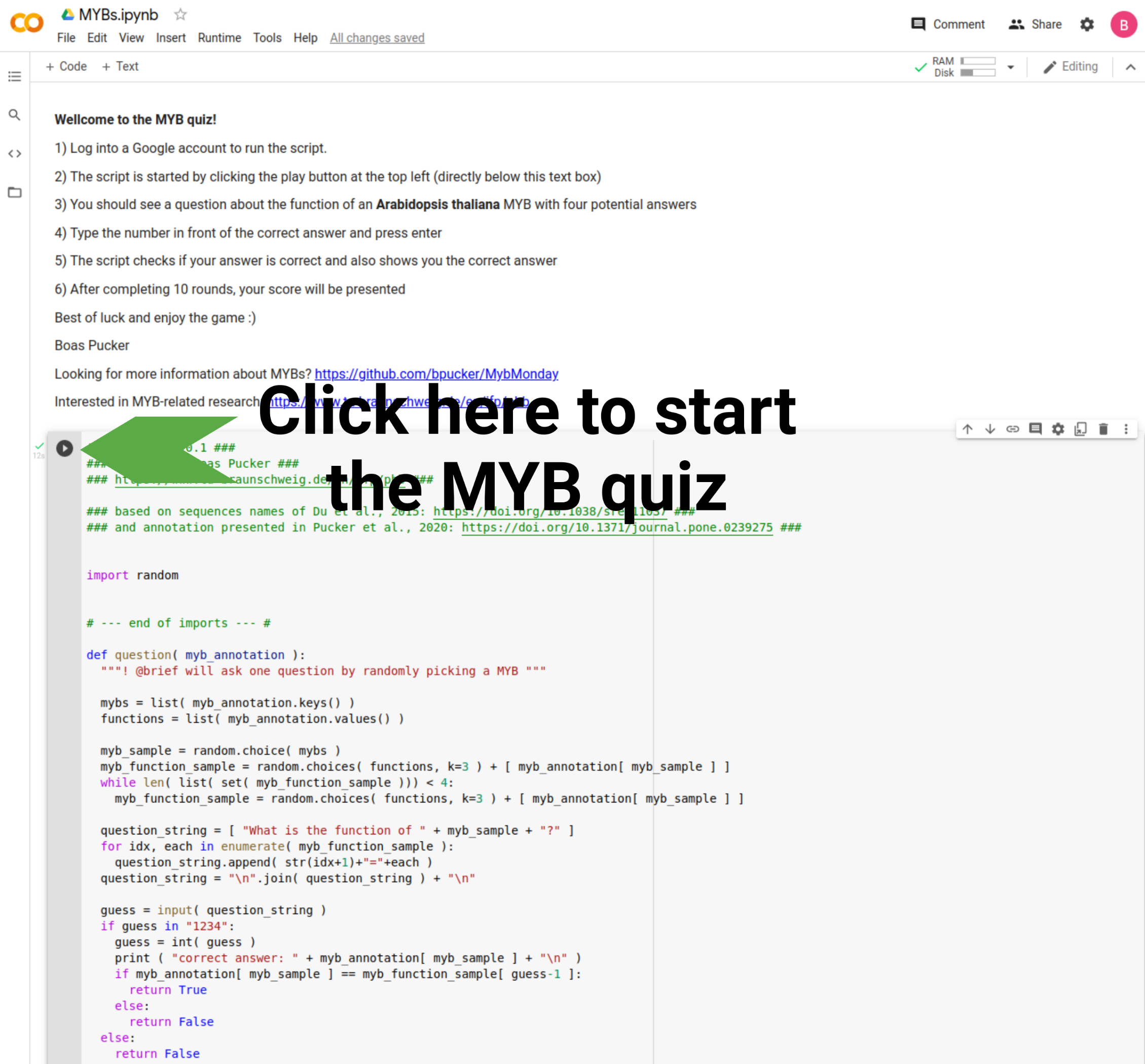 MYB quiz (Tweet #28)