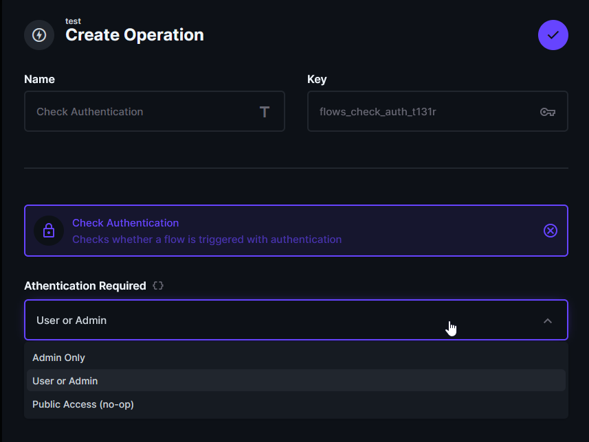 Check Auth Config